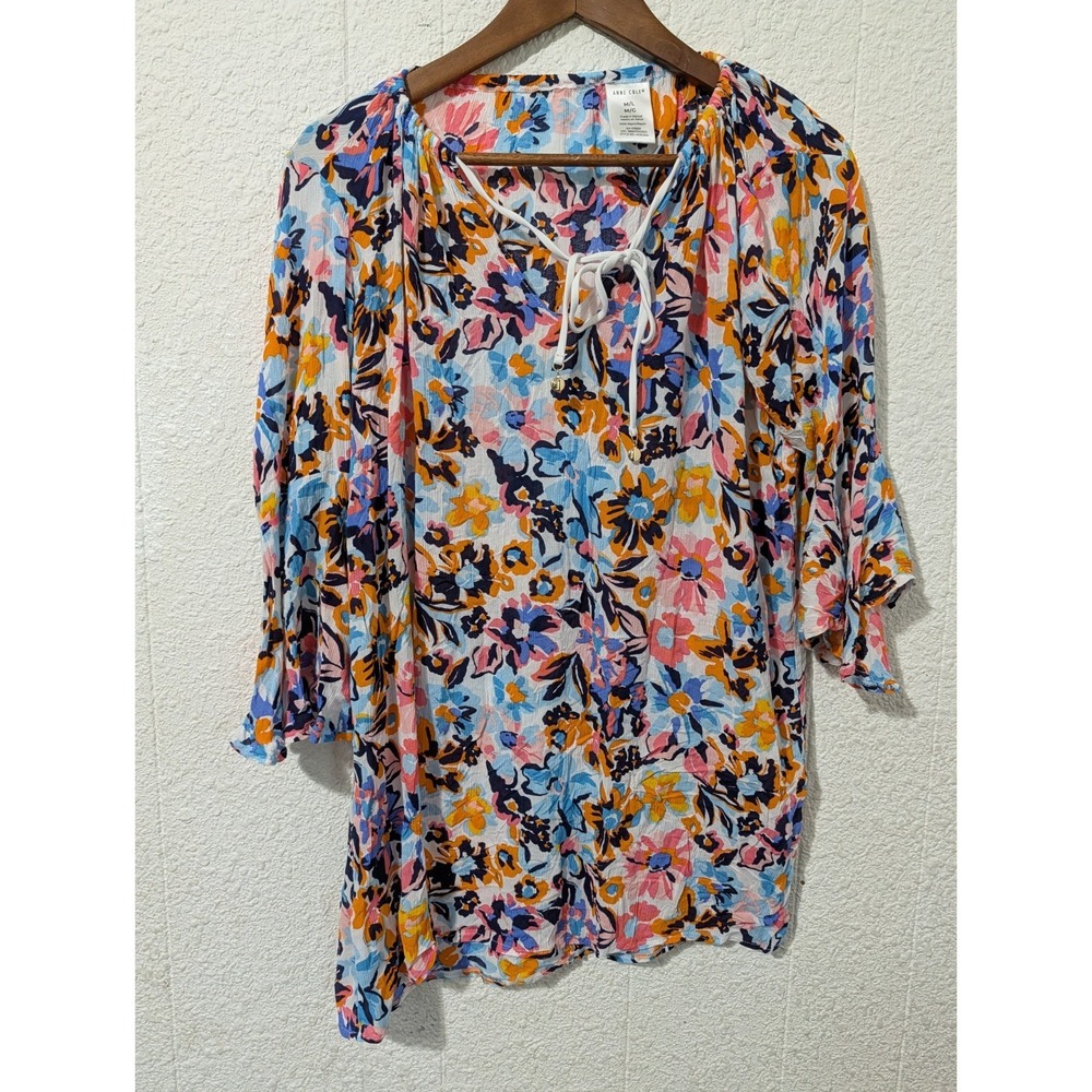 Anne Cole Limited Edition Women's Swim Cover-Up Size M/L Flowery